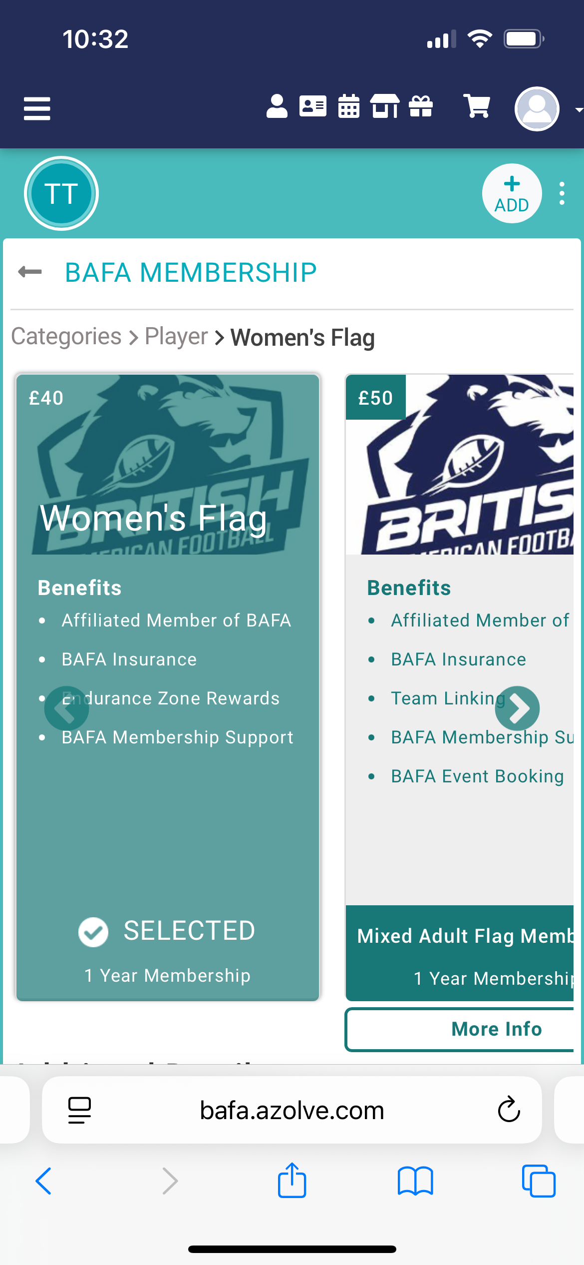 Choosing Player membership